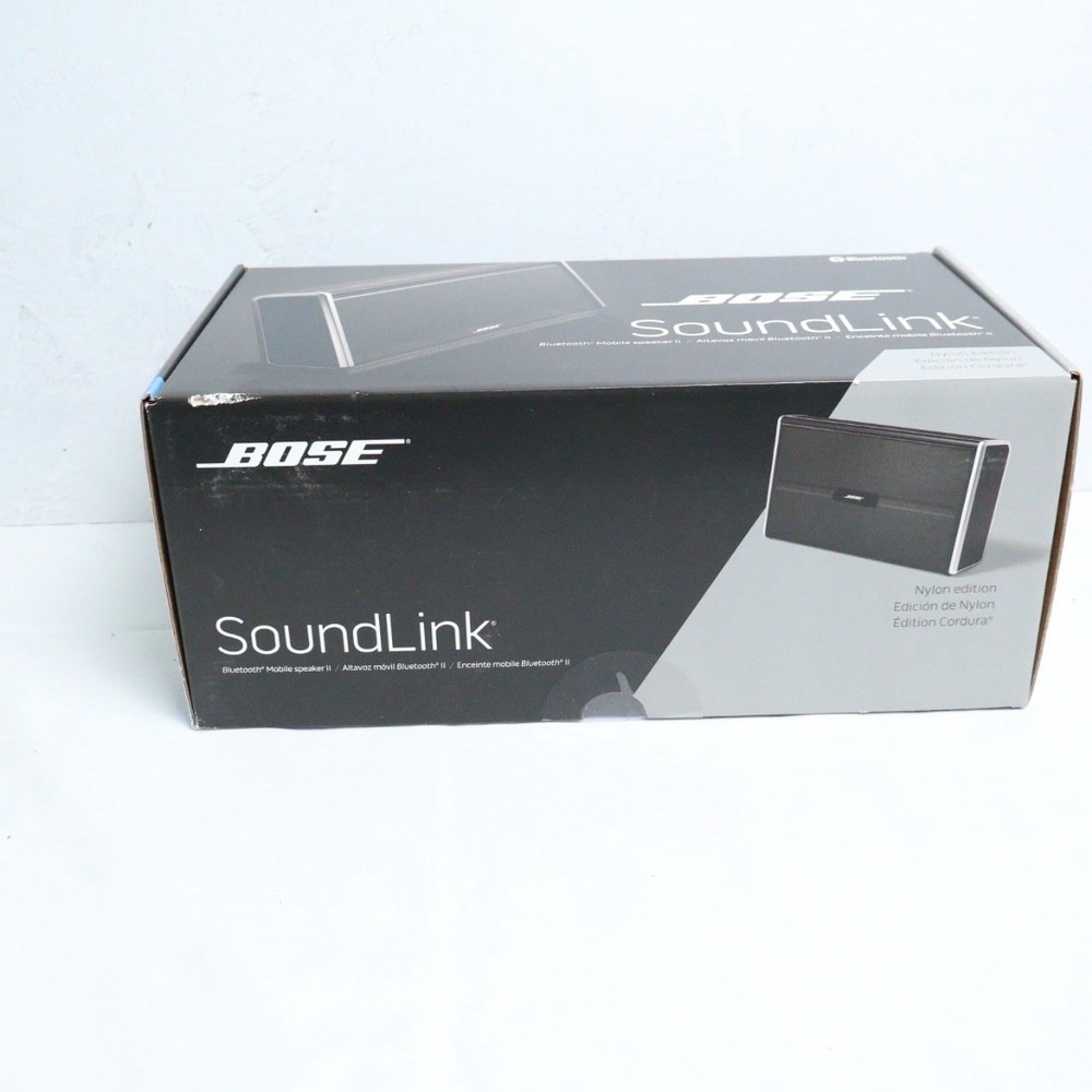 Bose SoundLink Bluetooth Mobile Speaker II Dark Gray Nylon Edition Sealed